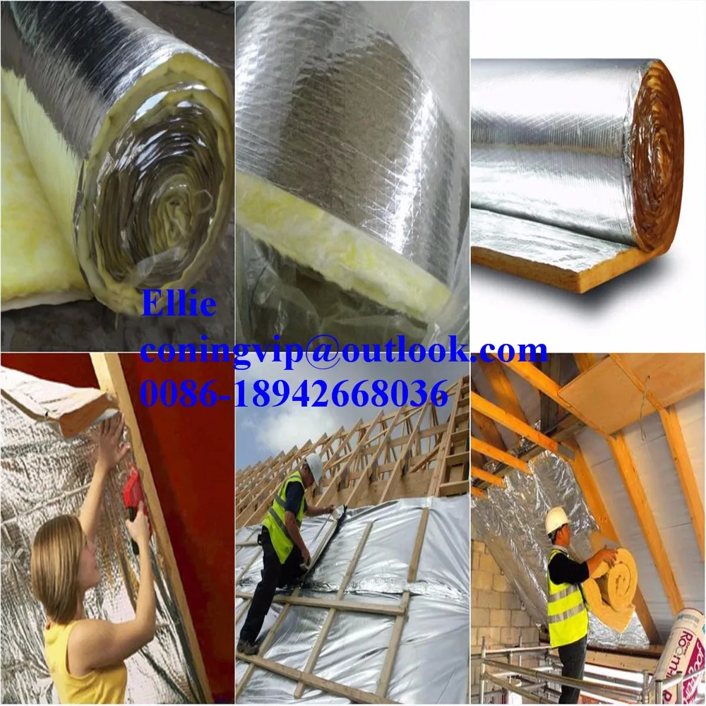 Glass Wool Faced With Aluminum Foil For Warehouse Roof Insulation Buy