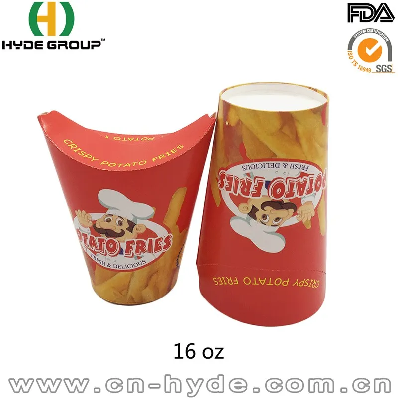 Customized Single Wall Coated Disposable Food Container Take Away ...