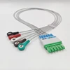 Compatible Siemens Darger 6 Lead ECG cable Snap AHA use for Siemens Muti-function cable