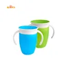 hot sale 360 leakproof non-slip dual handle design miracle cup 360 trainer cup