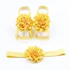 Baby Foot Flower Feet Band Foot Ties Barefoot Sandals Baby First Walker Shoes