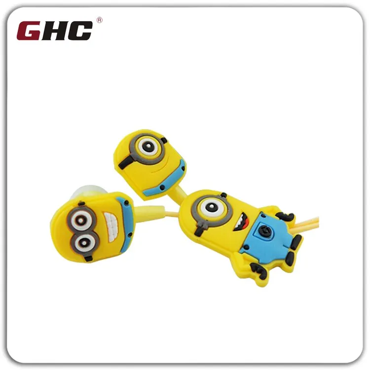 2D spider-man cartoon low price earphone for kids with super bass sound quality