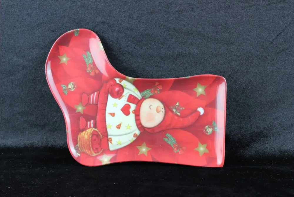 9.5inch shoe melamine plate