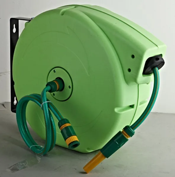 20m Retractable Wall Mounted Garden Hose Reel Drum Buy Retractable Hose Reel,Wall Mounted