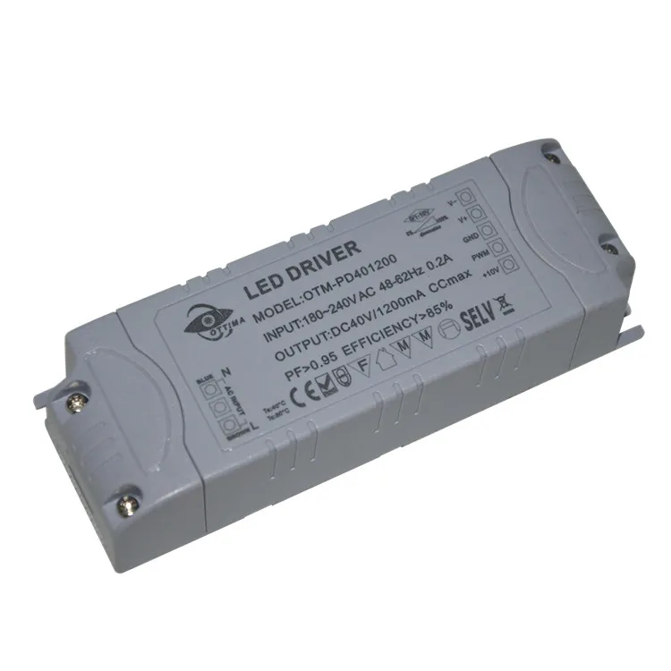 High quality led driver 55-90V dimmable transformer constant current 0-500mA led driver power supply for led