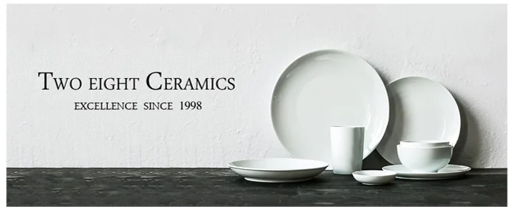 Brilliant High End Restaurant and Hotel Crockery Tableware Ceramic Plate Dinnerware Set White Porcelain Fine Dining Dinnerwares<