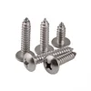 Truss head round pozi crossed self tapping bolts for metal