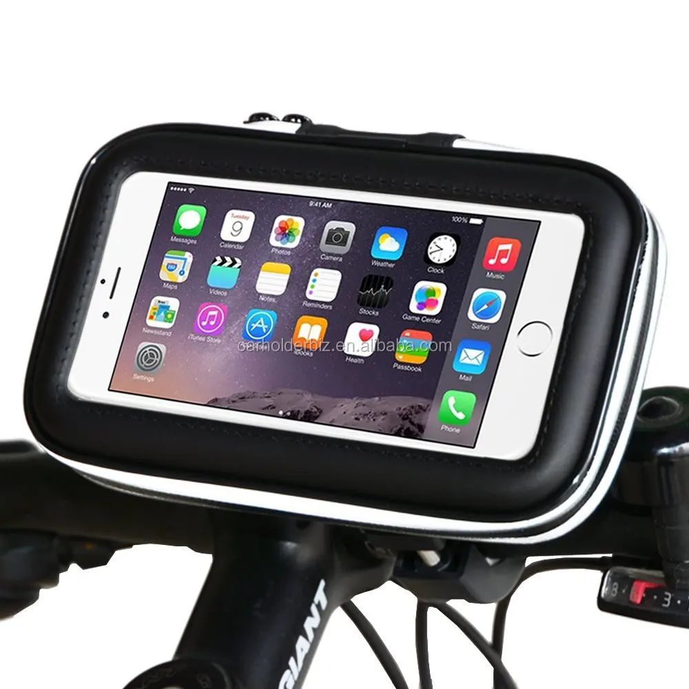 resistente a polvo Soporte de tel/éfono para bicicleta universal lluvia y nieve impermeable Risepro para bicicleta y motocicleta