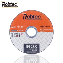 2018 High Quality Robtec Resin Bonded Cutting Disc for Metal /Inox With Low Price