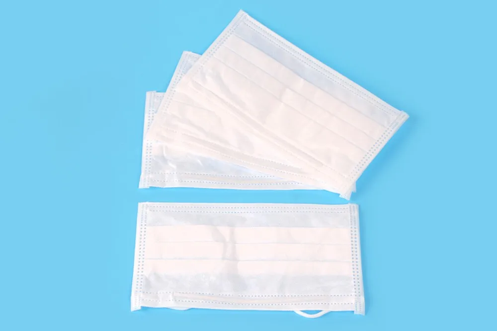 supersoft dental/medical non woven facemask with absorbent inner ply