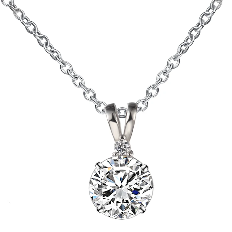 Long fake diamond on sale necklace