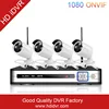 Tollar Home security HD h.264 p2p 720P 4ch wifi Kits with 1pcs NVRamp;4pcs bullet p2p wireless ip camera