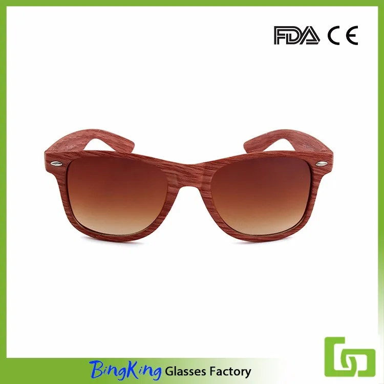 Fashionable Wood Sunglass Effect Printing Promotion Sunglass Buy