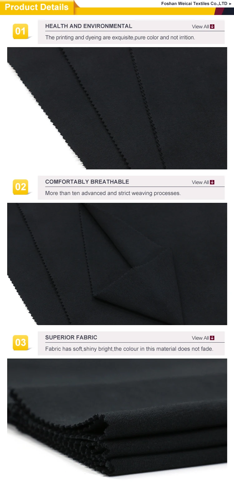 100% cotton knitted rib cotton fabric 340gsm