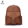 KKXIU manufacturer pu leather fashion ladies new model backpack for women
