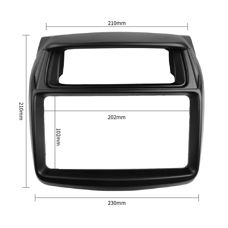 Double Din Radio Fascia For Mitsubishi Pajero Sport Triton L200 Stereo ...