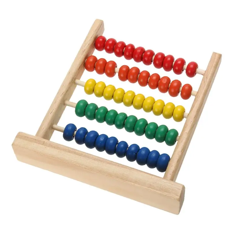 Small Abacus Educational Toy for Kids Children Wooden Early Learning Toys 