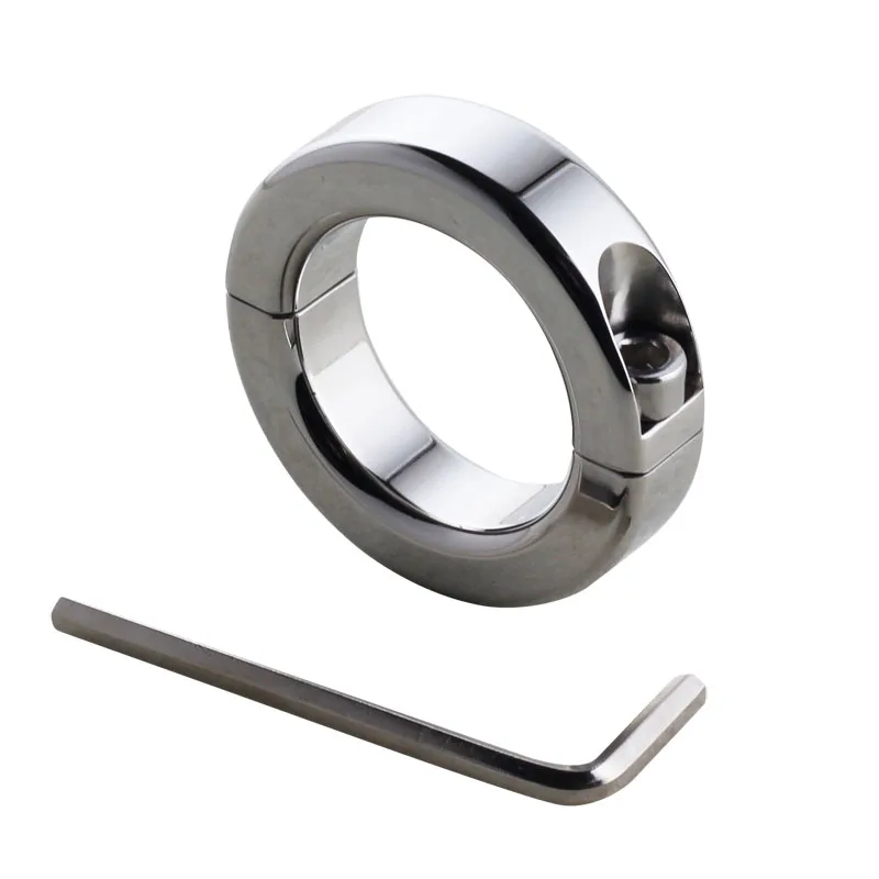 stainless steel ball stretcher scrotum bondage restraint sex toy