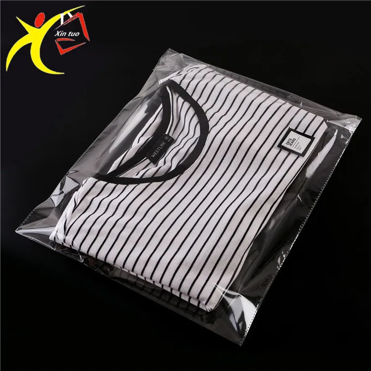 Clothes Opp Packaging Clear Selfadhesive Packing Plastic Bag For