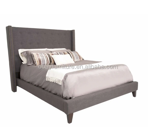 Moderna Cama Tapizada / King Size Bed Cabecera / King Bed Cabecera