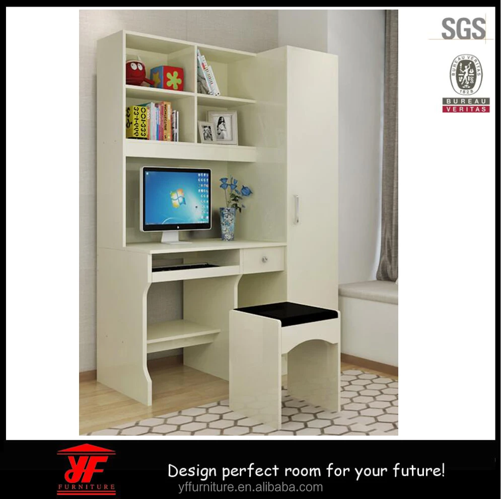 Pictures Of Wooden Bedroom Wardrobe Computer Table With Bookshelf Wooden Bedroom Wardrobe Computer Table
