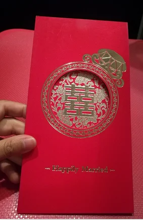 Bride and groom wedding invitation