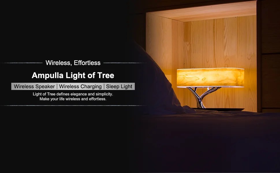 bedside light with phone charger