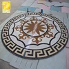 Italian natural marble medallion pattern tiles