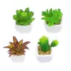 Cheap sell new style house Artificial Succulent plastic Plants Potted Office Decor Gift Assorted Artifical for Decorative