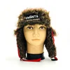 Unisex Winter Keep Warm Soft Plush Earflap Cap Faux Fur Winter Ear Flap Trapper Hat