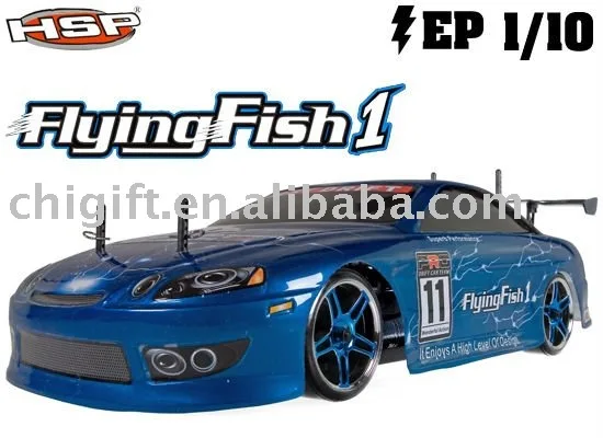 rc flying fish drift car