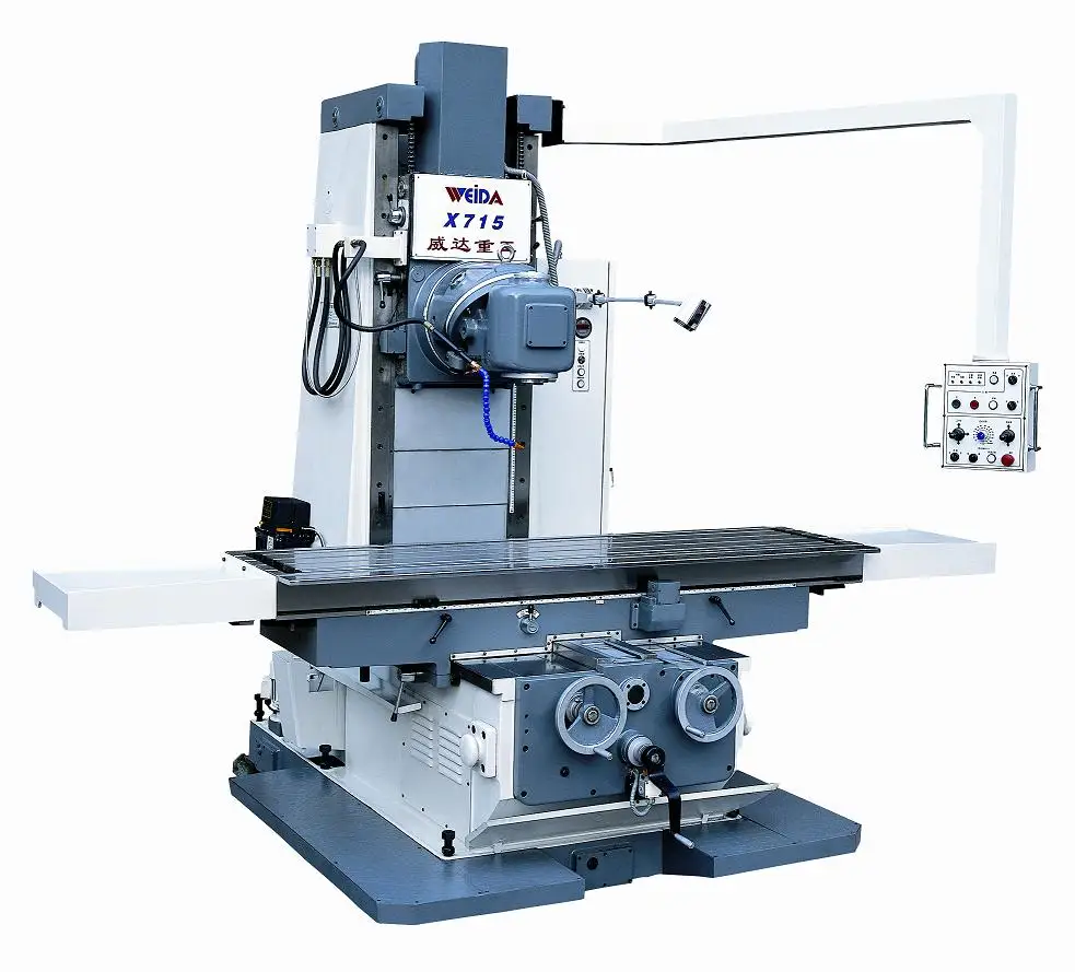 X715 Chinese Large Bed Type Vertical Universal Milling Machine For Sale