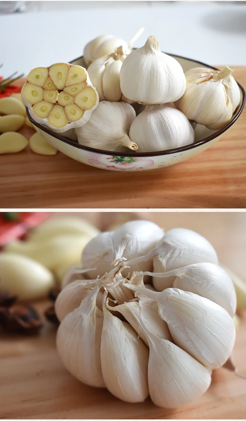 chinese 3p pure white garlic