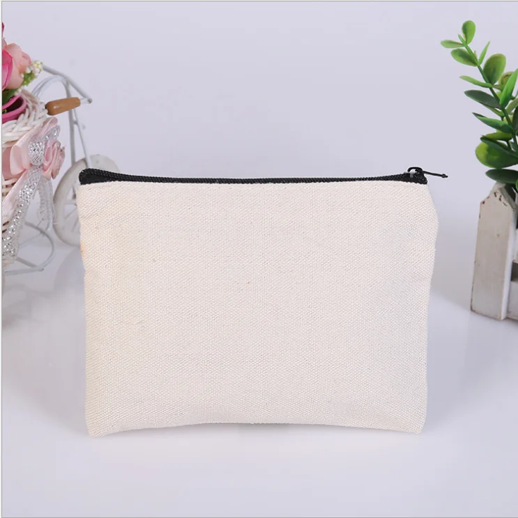 Wholesale Custom Printed Cotton Makeup Bag With Zipper - Buy Cotton ...