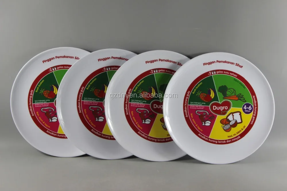 Flower Design Melamine Plate And Dish