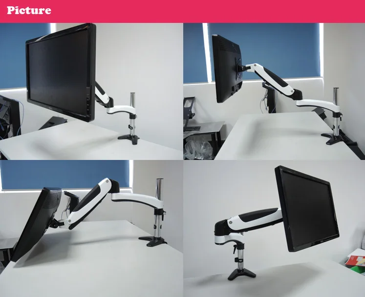 Desktop Single Monitor Arm With Clamp For Vesa 100x100 Vmgm112d Buy Monitor Arm,Desktop