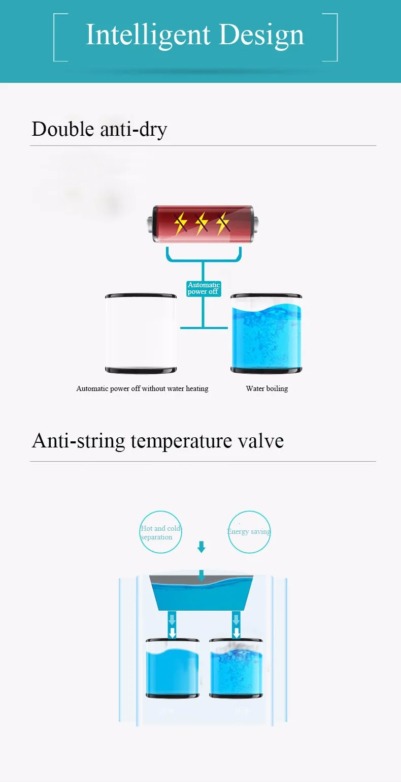 High Quality Instant Hot Water Dispenser Home Style Hyundai Water