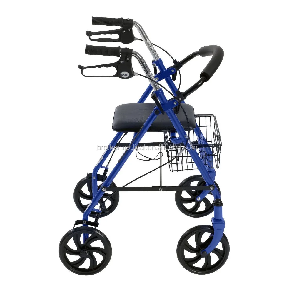 Remote Control Walker With Seat And Footrest And 4 Wheel - Buy Remote ...