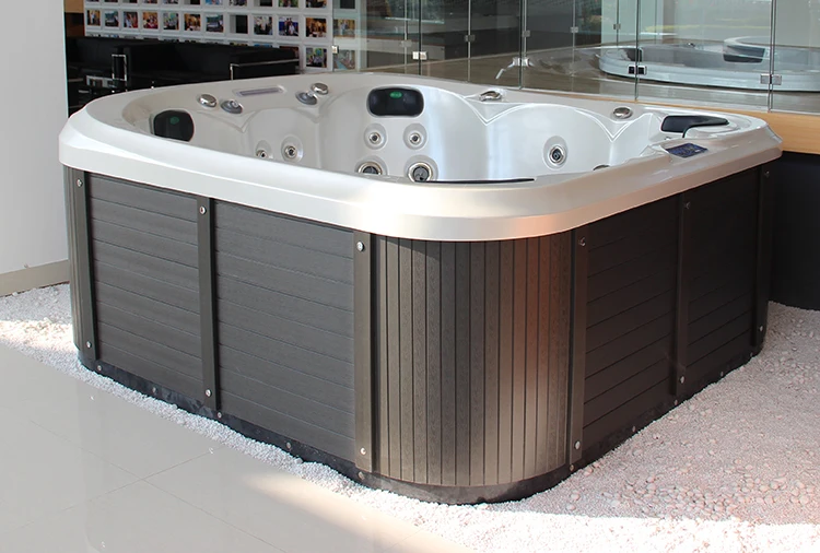New Hot Tub 6 People Commercial Hottub Whirlpool Massage Family Outdoor Hot Tub Spa Buy Hot