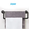 Decorative pipe fittings pipe shelves epoxy coating malleable cast iron fittings furniture mounting bracket
