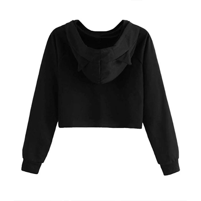 cute hoodie crop tops