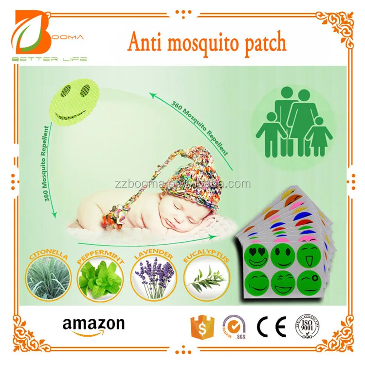 60 Patches / Lot Deet Free Mosquito Repellent Patch For Baby,Anti