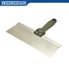 large size taping knife 14'' stainless steel blade, dual color plastic handle Scraper