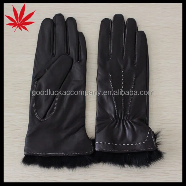 high quality leather driving gloves hand gloves for girls