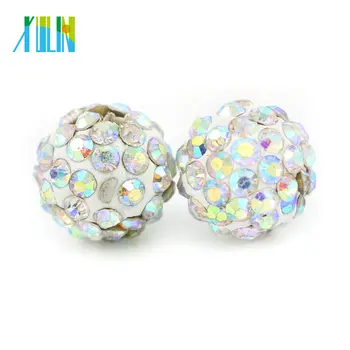 rhinestone pave beads