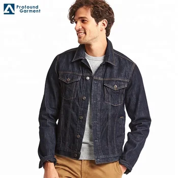 camisa jean negra hombre