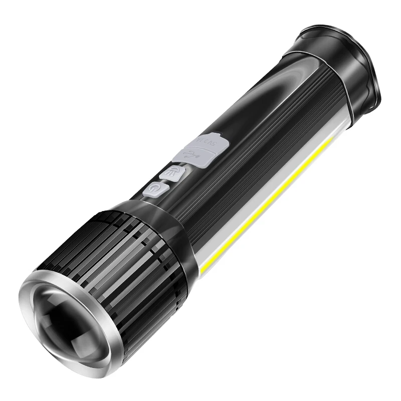 Aluminum ZHX Waterproof Zoomable 6 Modes Rechargeable torch LED Flashlight