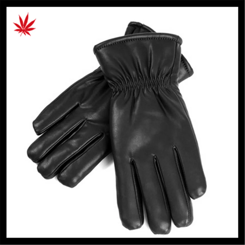 mens high-quality real sheepskin gloves for wholesale