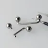 14G ASTM F136 Titanium Internal Threaded Piercing Round Surface Bar with Plain Balls