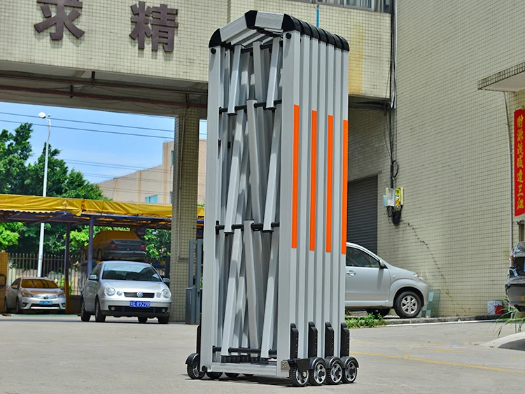 temporary expandable barrier